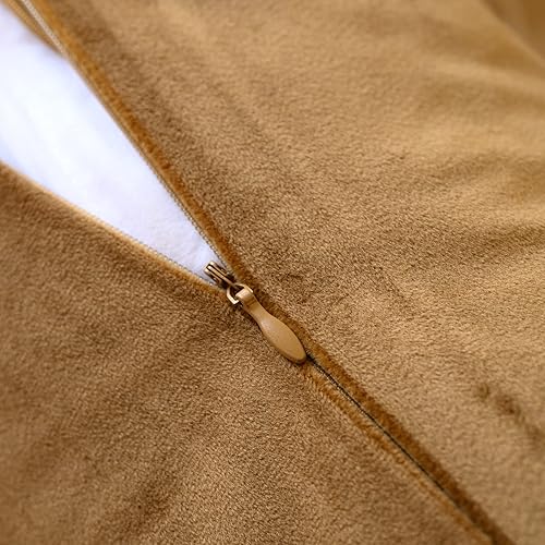 Miniatura 7 de Juego de 2 fundas de almohada acogedoras de terciopelo, fundas de almohada cuadradas decorativas para sofá, dormitorio o automóvil, 18 x 18