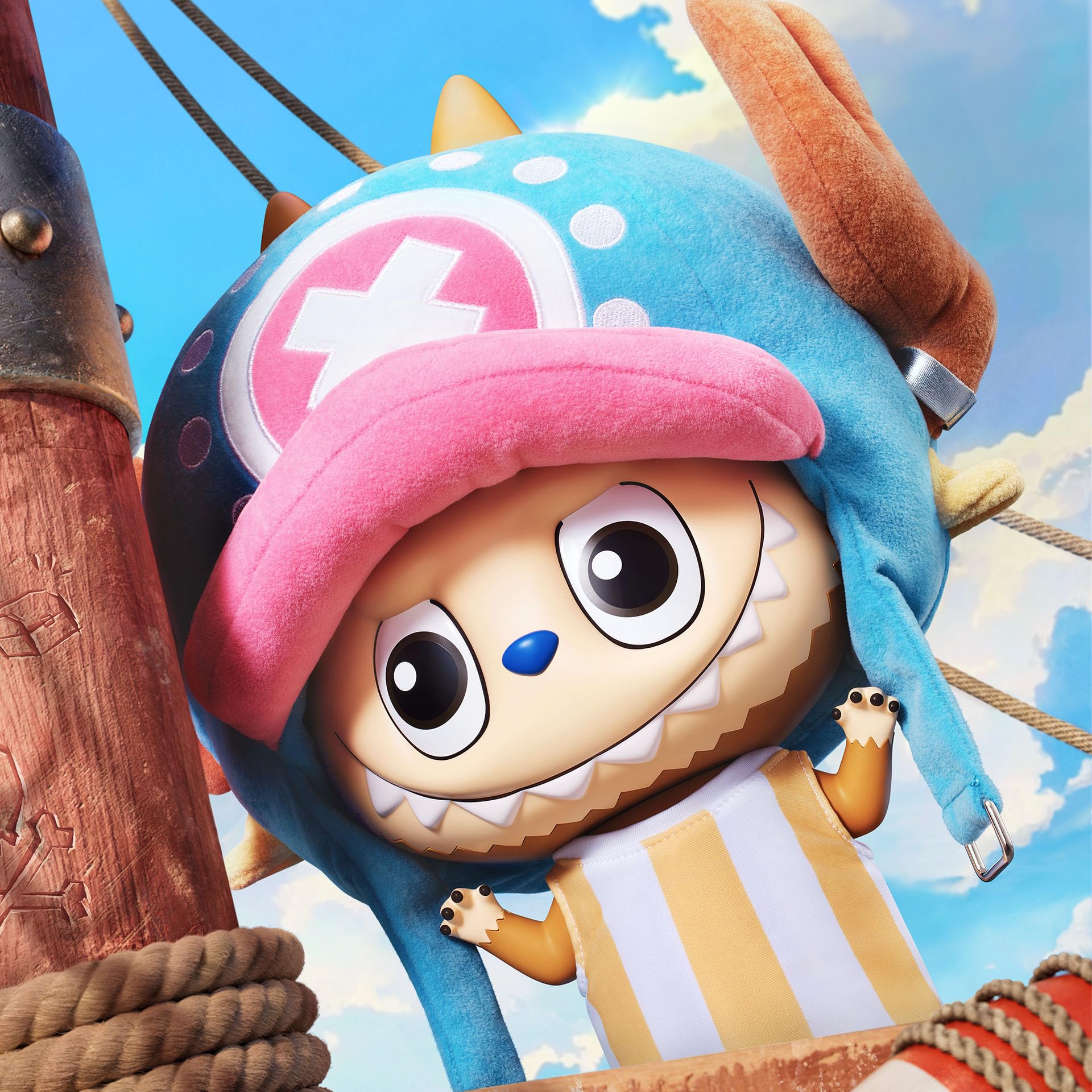 POP MART MEGA LABUBU 400% Tony Tony Chopper 13.8in/35cm Figurine