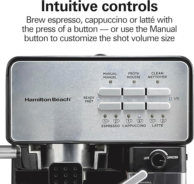 Máquina de Espresso Automática con Espumador, 15 Bar, 2 L miniatura 6