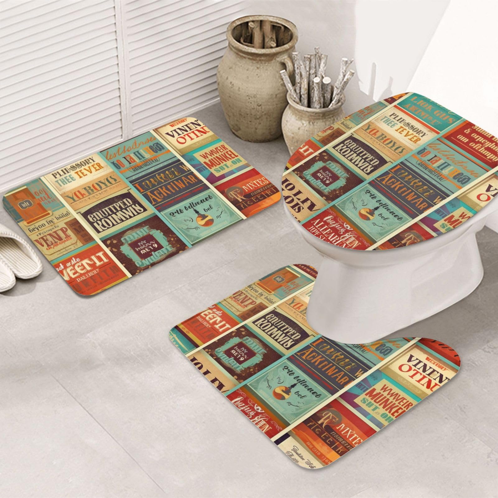 Tapis de bain antidérapant OUSIKA en U pour retrouver confort et sécurité