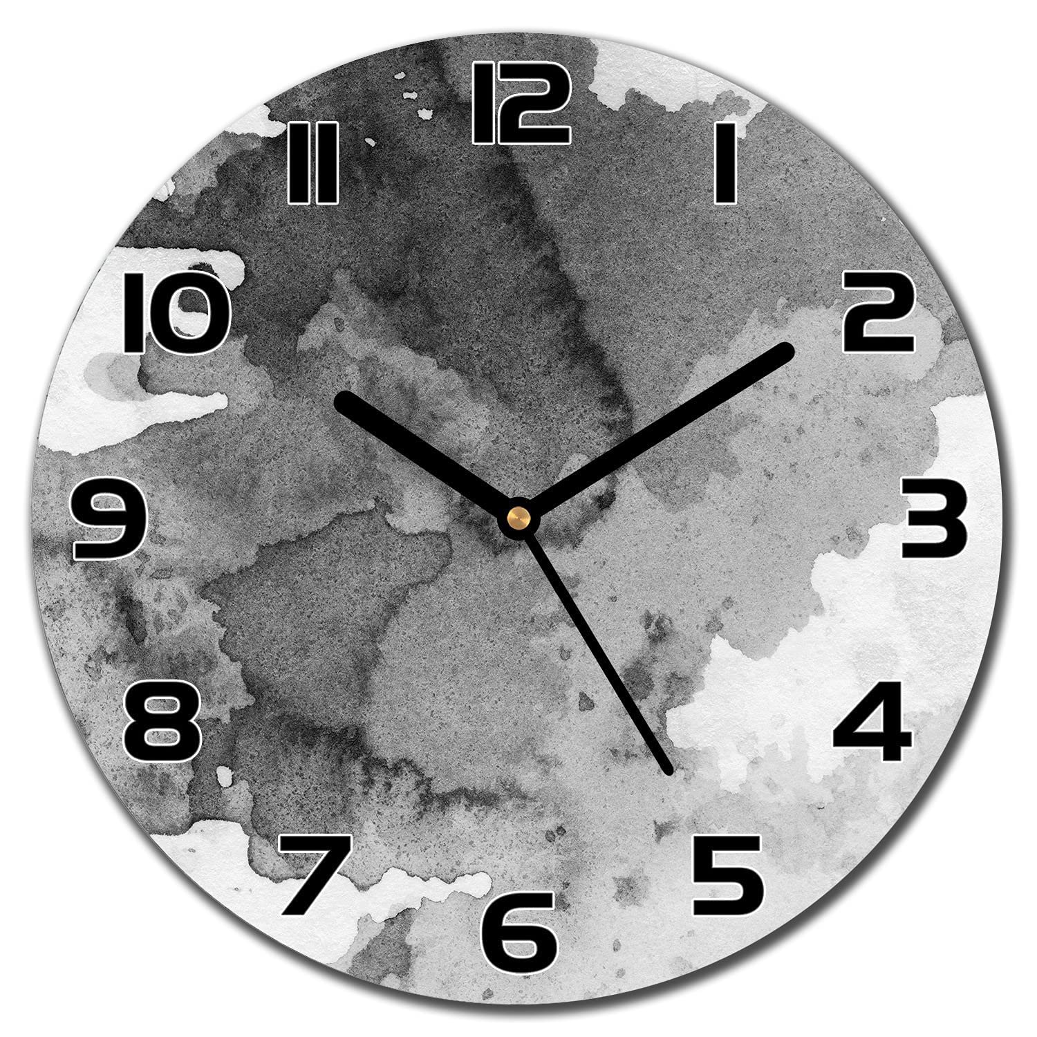Horloge murale en verre au style ustensile vintage pour sublimer votre salon moderne