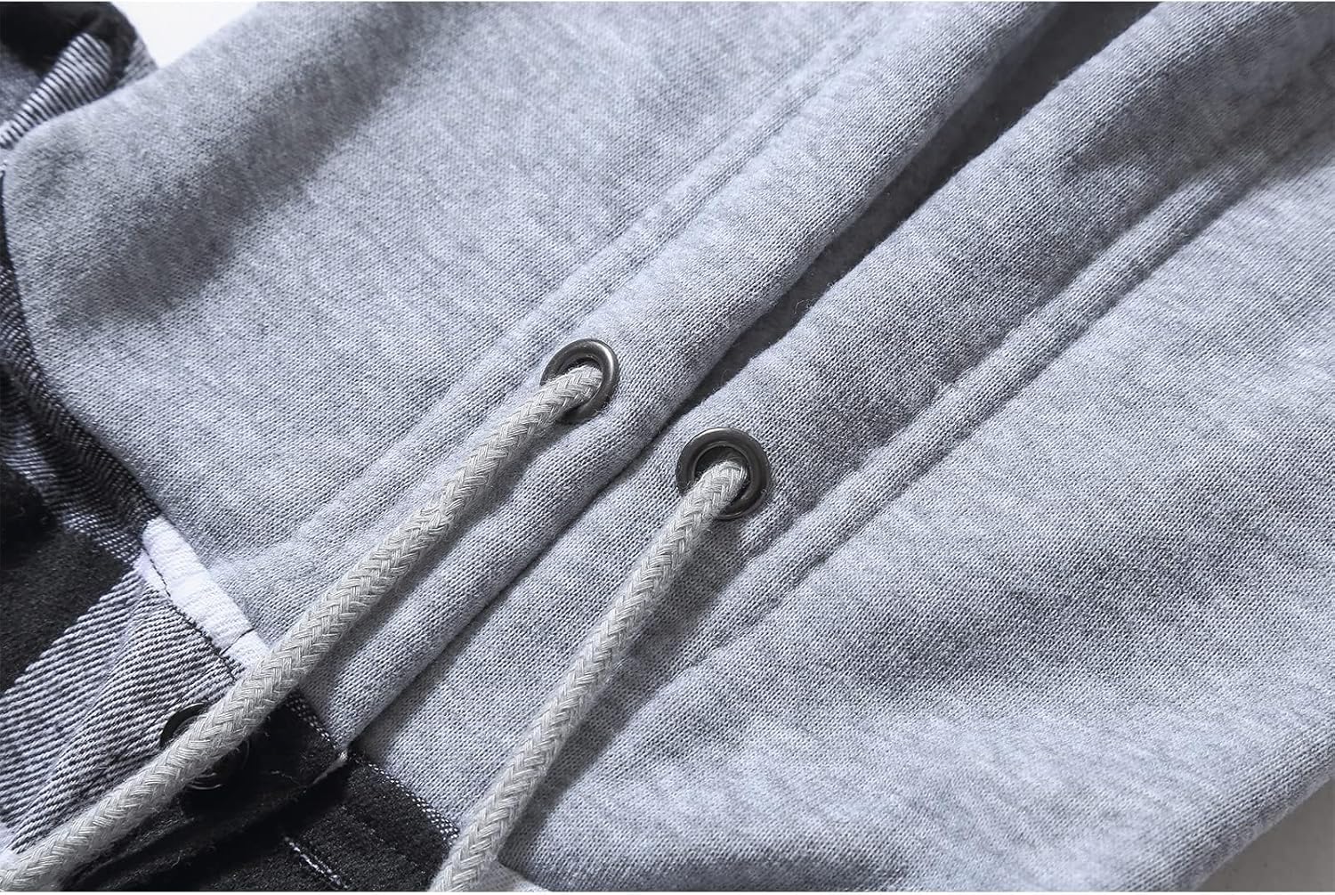 ZITY Men's Flannel Hoodie Shirts Casual Button Down Plaid Shirt Jackets for Men Long Sleeve Stylish Hooded with Pocket - Image 5