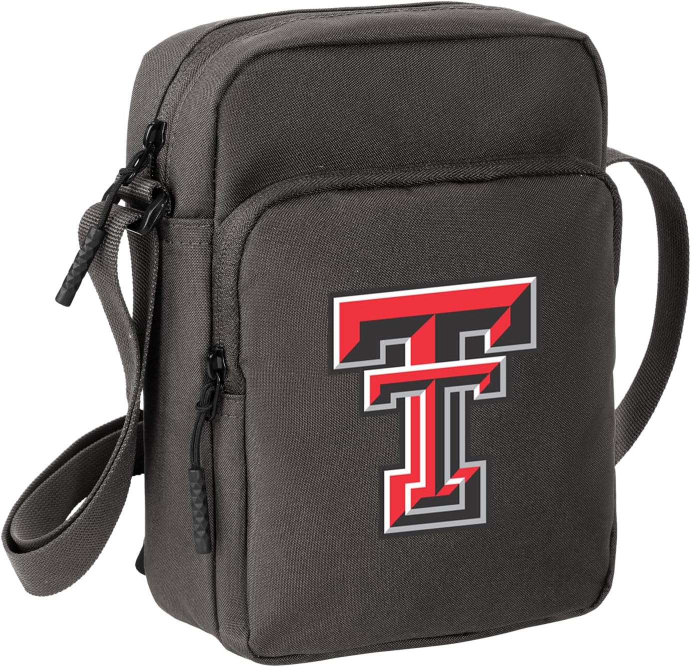 Broad Bay Texas Tech Travel Bag TTU Crossbody Sling Pack for Sports Workout Running Festival Waist Pack Gray