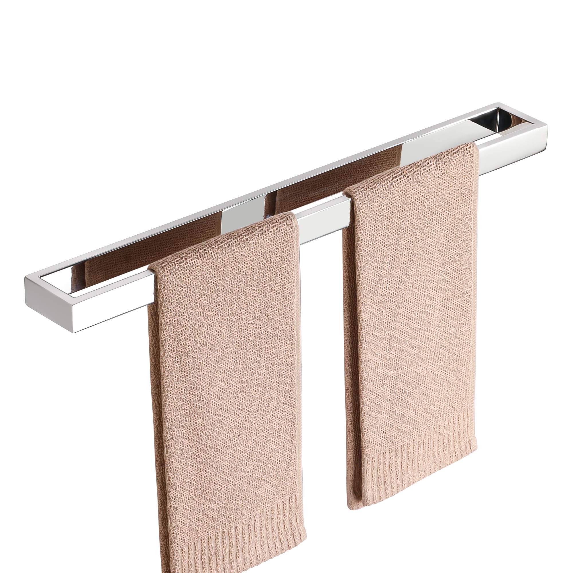 SAYAYO Chrome Towel Rail 60CM Large Hand Towel Holder Wall Mounted โ image 1