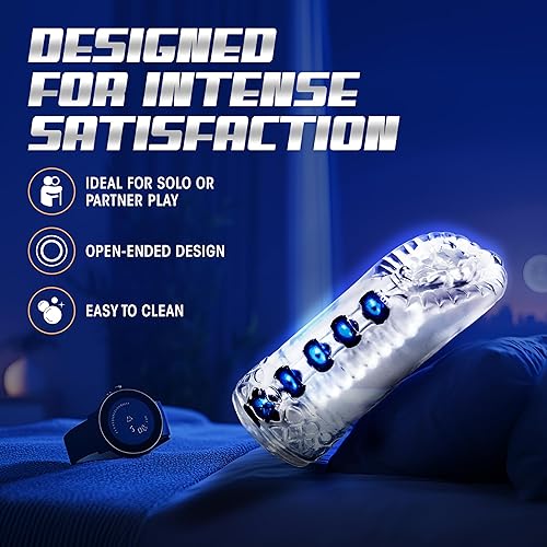 Miniatura 7 de Blush M para hombres Sexy Ultra Suave Realista Bolsillo Vagina HJ Túnel acanalado Super Suave Masturbador Masturbador Masculino con Cuentas Fácil de