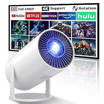 Amazon.com: Mini Projector Portable Proyector 4K Support