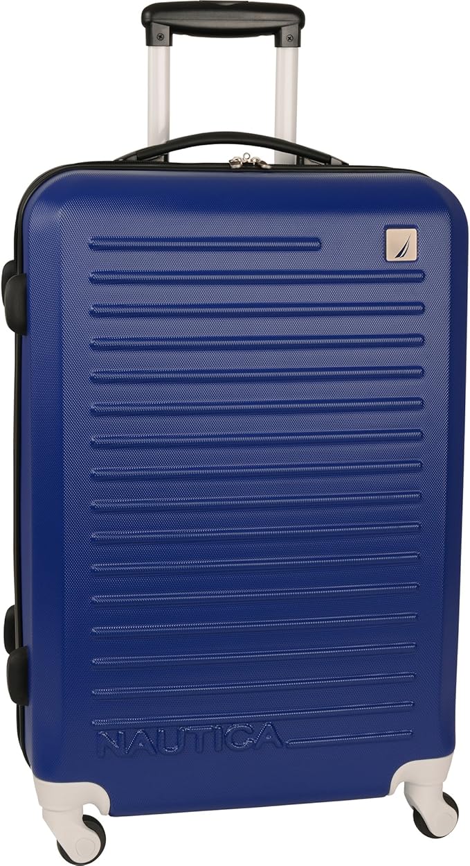 Nautica 24" Hardside Expandable Spinner Luggage, Cobalt Blue Amazon