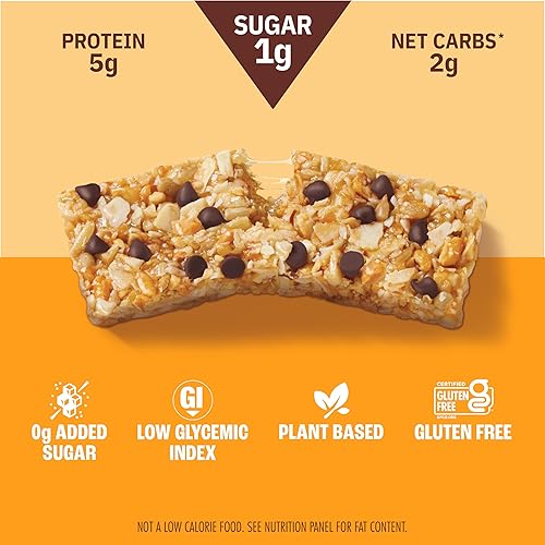Vista 55 de Munk Pack- Barras Keto de nueces y semillas, 0 onzas de azúcar, 0.07 onzas de carbohidratos netos, sin azúcar añadido, a base de plantas, sin