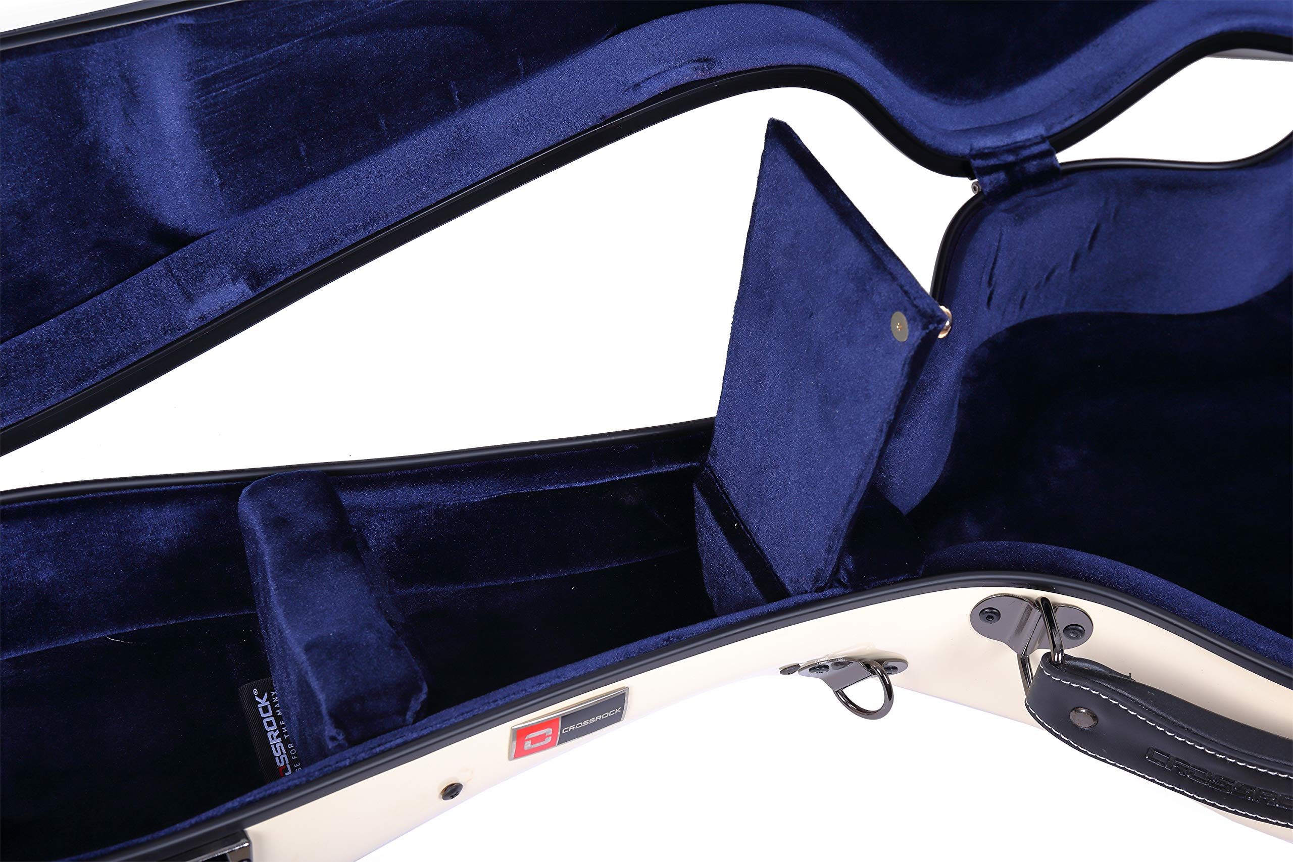 Crossrock CRW500 Basic Series Classical Guitar Case,Multi—ply Wooden Case in legno nero