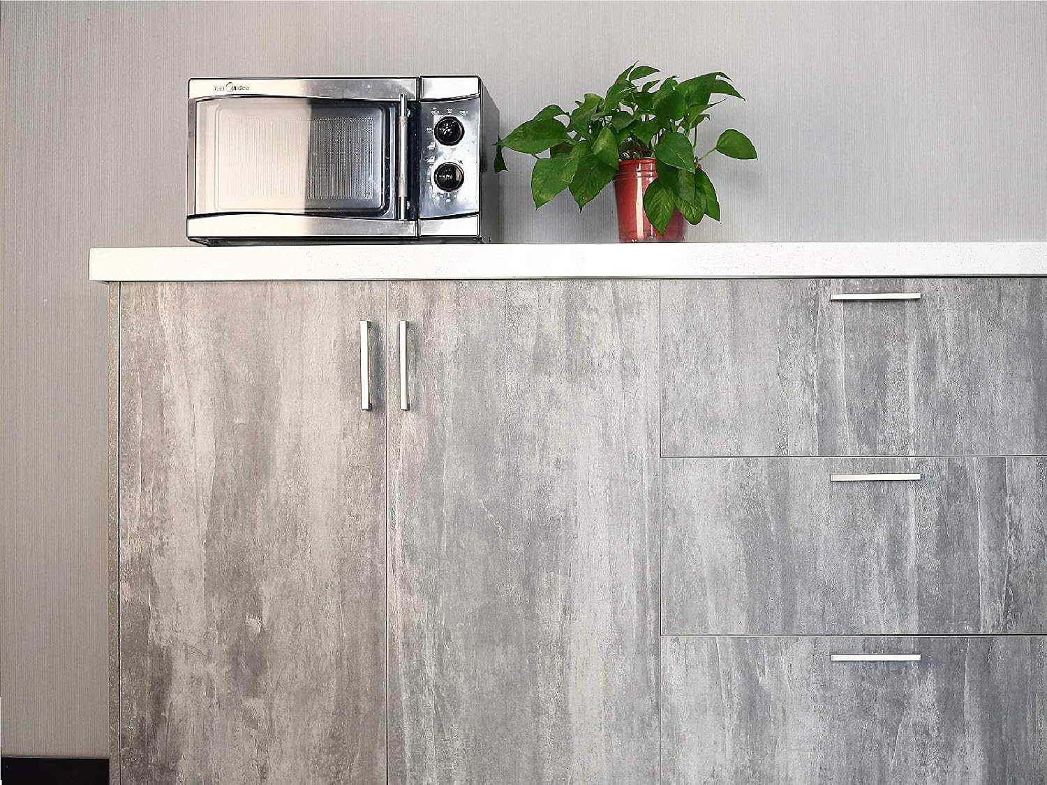 Sapphire SP-2042C-96-SN-5 Solar Series Modern Cabinet Handle, Satin Nickel, 5 Piece