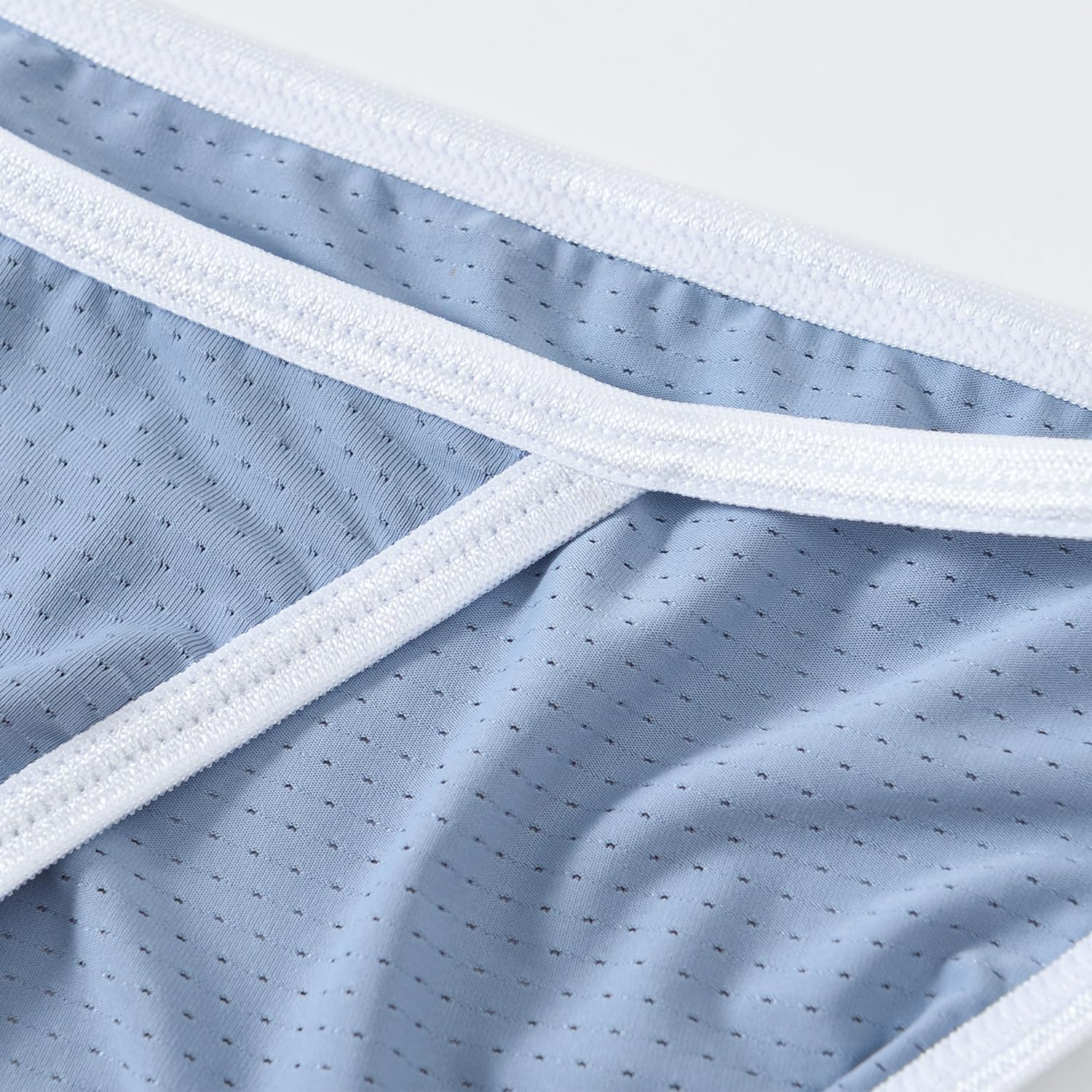 SUMABA Men's Sexy Briefs Bulge Enhancing Underwear Low Rise Breathable Mesh Panties