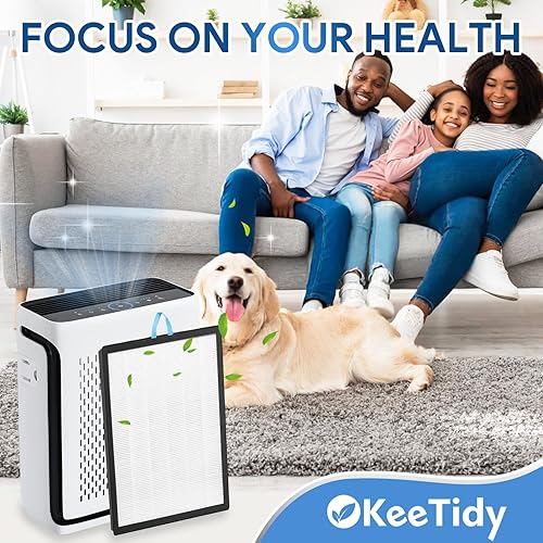 Miniatura 7 de Filtro de repuesto Vital 100s compatible con el reemplazo del purificador de aire LEVOIT Vital 100S, filtro HEPA verdadero H13, filtro de carbón