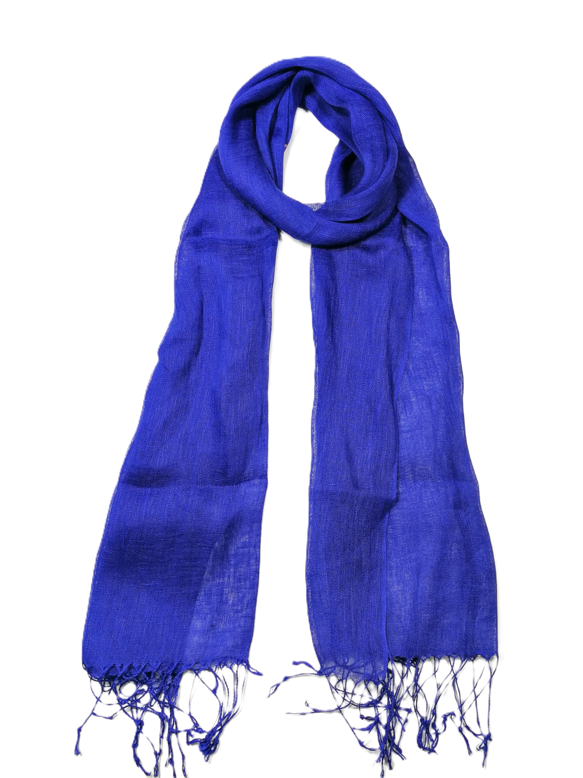 Shanlin Unisex 100% Linen Scarves for Men and Women (71"x22")