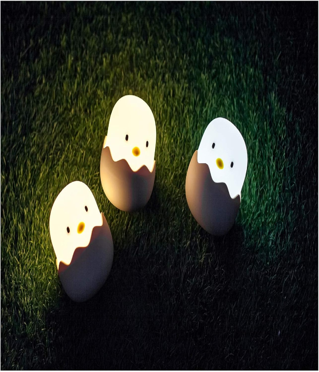 ベッドサイドランプ 眠れるベッドルームベッドサイドLED電球のクリエイティブガラス無段階調光ナイトライトUSB充電式呼吸 寝室 ライ