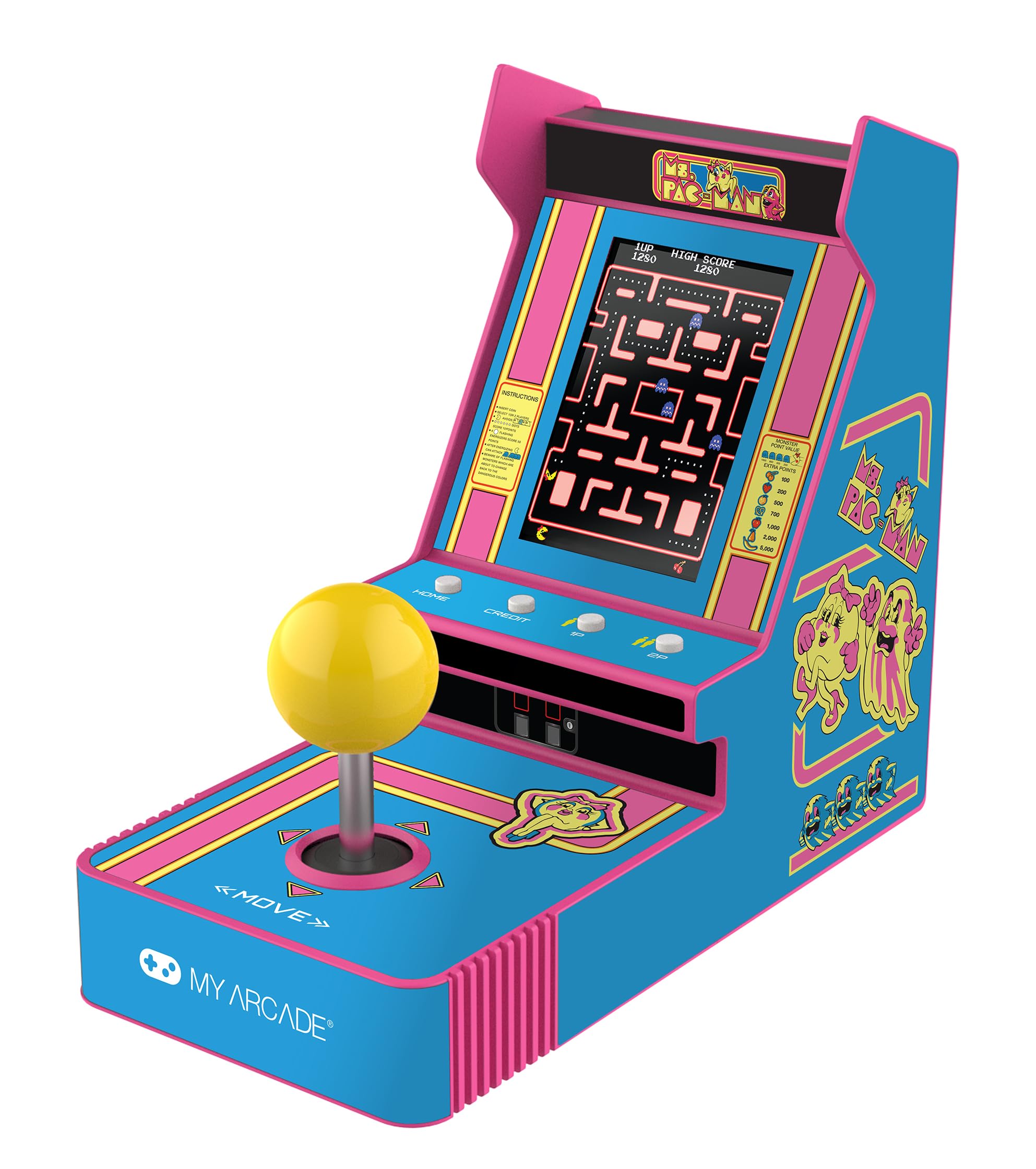 Amazon.com: My Arcade Ms. Pac-Man Joystick Player: Arcade