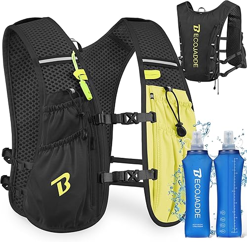 Miniatura 7 de Chaleco de Hidratación Mochila para Correr para Hombres Mujeres, Mochila de Hidratación Ligera de 5L para Correr, Chaleco de Hidratación para