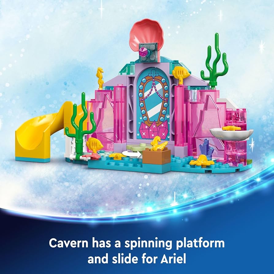 Amazon.com: LEGO Disney Princess Ariel's Crystal Cavern, Buildable