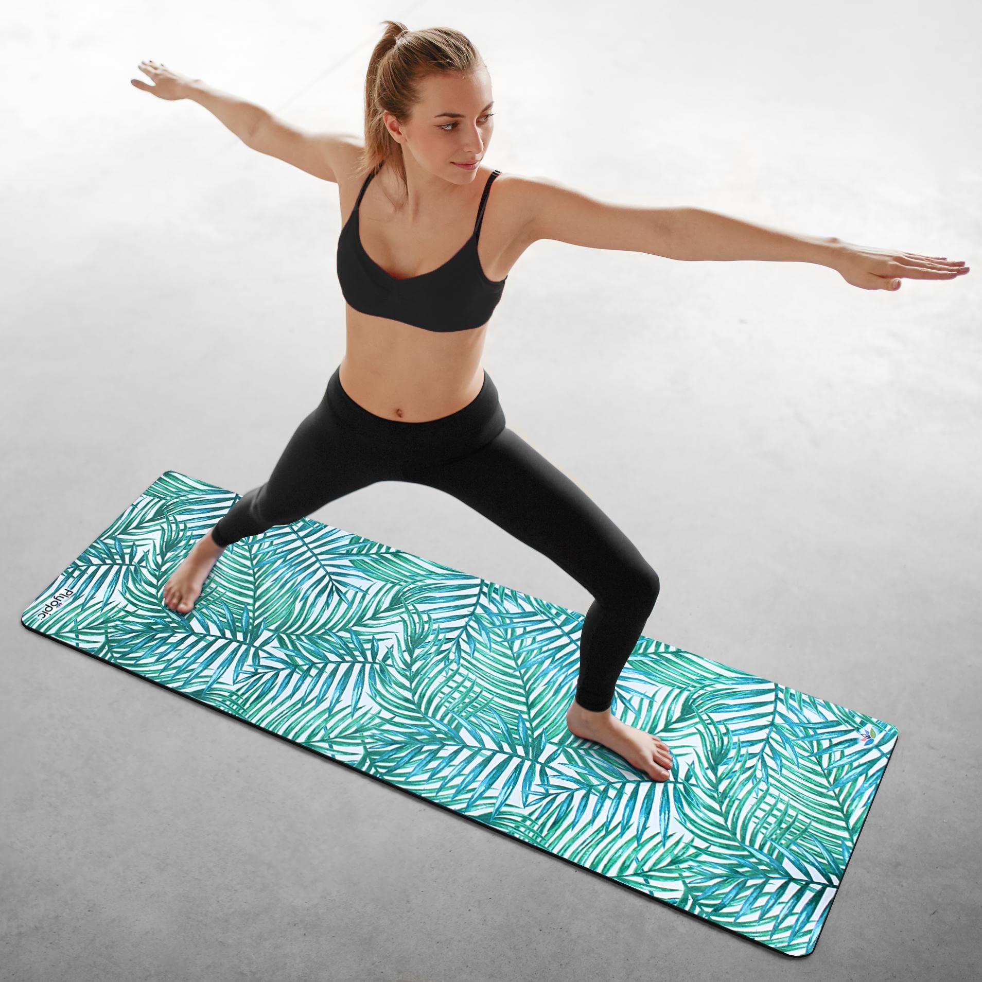 Plyopic All-In-One Yogamatte | Luxuriöse Schweißmatte / Handtuch