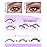 JIMIRE Magnetic Eyelashes Natural Look Wispy Magnetic Lashes with Applicator Cat Eye False Eyelashes with Magnets No Glue Needed Manga Lashes