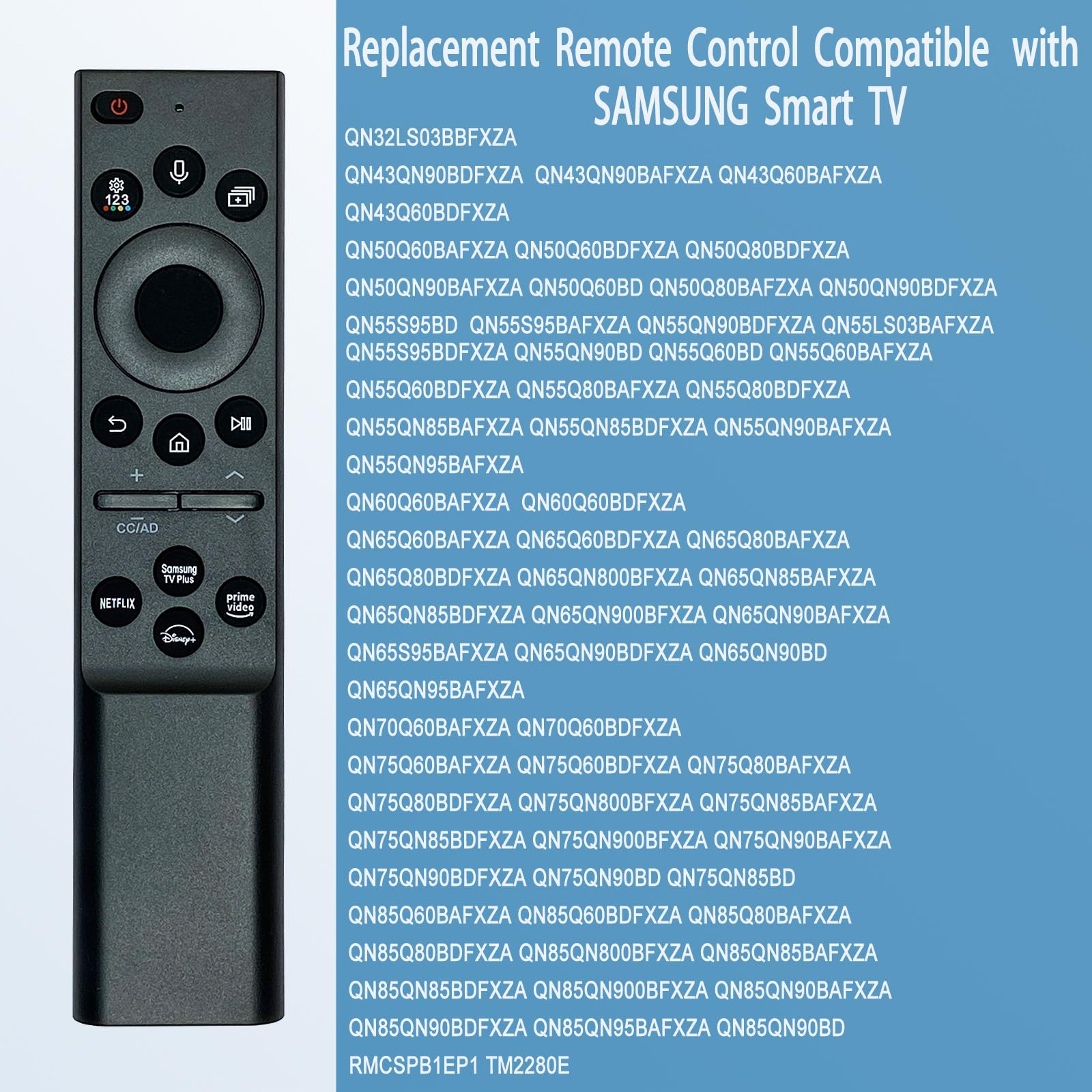 BN59-01357A Sprachfernbedienung, kompatibel mit Samsung TV QN65QN85AAFXZA QN75QN85AAFXZA QN85QN85AAFXZA QN50QN90AAFXZA QN55QN90AAFXZA QN65QN90AAFXZA QN75QN90AAFXZA QN75QN90AAFXZA