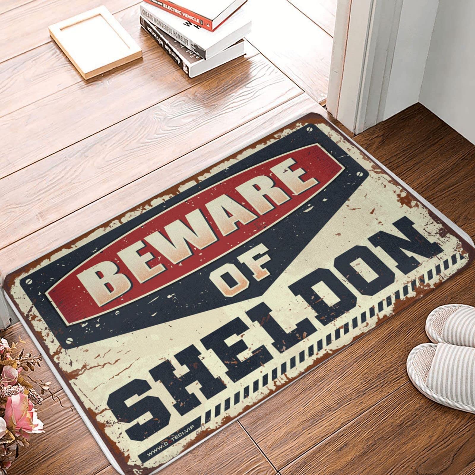 Paillasson absorbant tapis d'automne intérieur 50x80 pour porte d'entrée de ferme