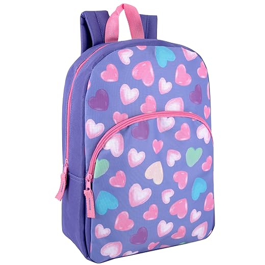 Trailmaker 15 Inch Kids Backpacks for Boys & Girls | Preschool, Kindergarten, Elementary School Backpacks with Adjustable, Padded Straps (Beautiful Butterflies)