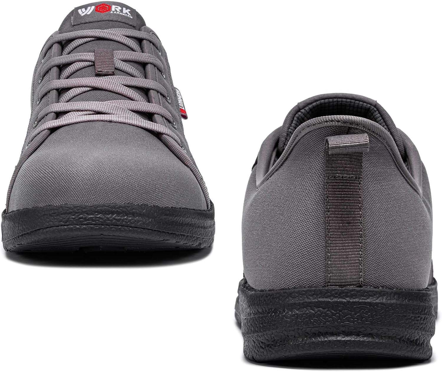 LARNMERN Steel Toe Shoes Men Hands Free Work Shoes Slip On Safety Toe Sneakers Lightweight Comfortable Walking - Image 5