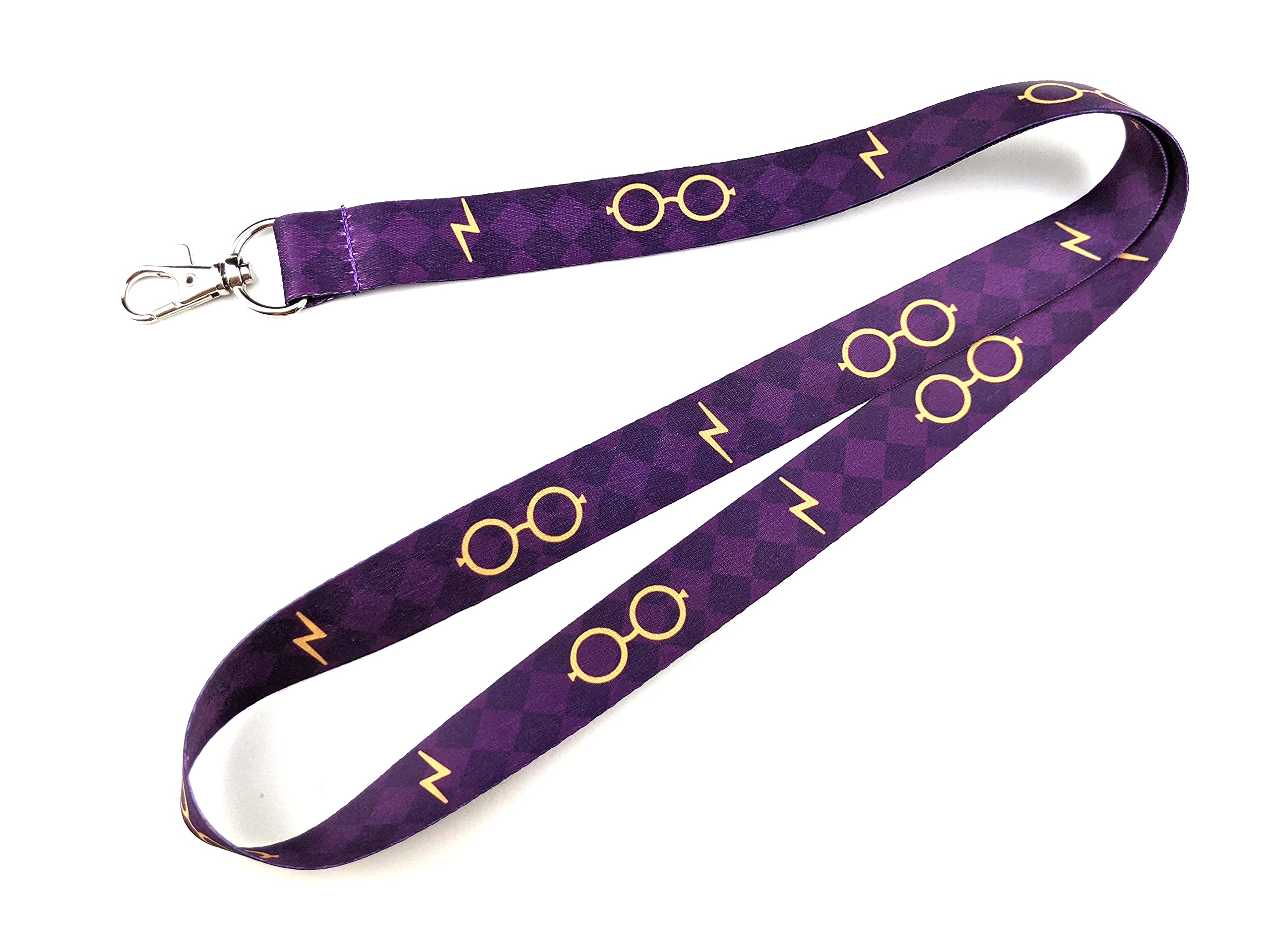 Tennada Lanyard Key ID Badge Holder, Wizard Glasses & Bolt, One size — image 1
