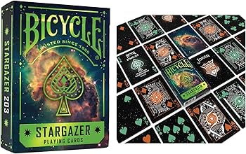 Amazon.co.jp: 自転車トランプ スターゲイザーシリーズ 6デッキ