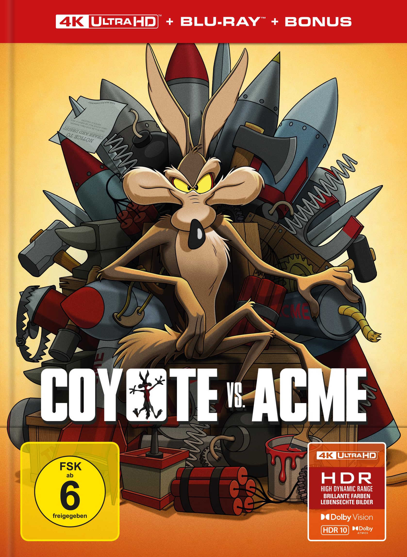 Coyote vs. Acme   (4K UHD Mediabook) (4K UHD | Blu-ray)