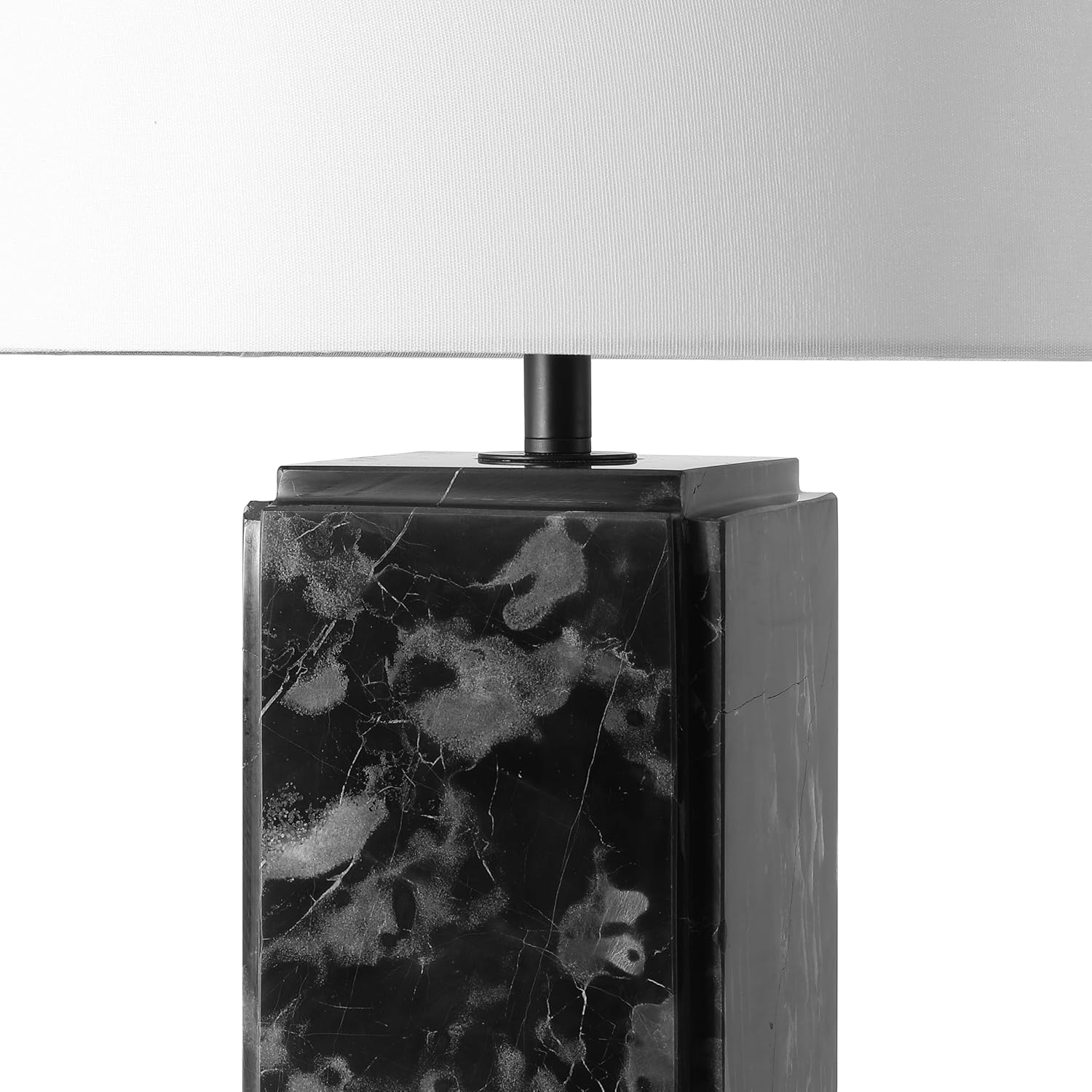 SAFAVIEH Couture Lighting Collection Zahra Black/White Marble 23-inch Dimmable Table Lamp for Bedroom Living Room Home Office Desk Nightstand (LED Bulb Included)