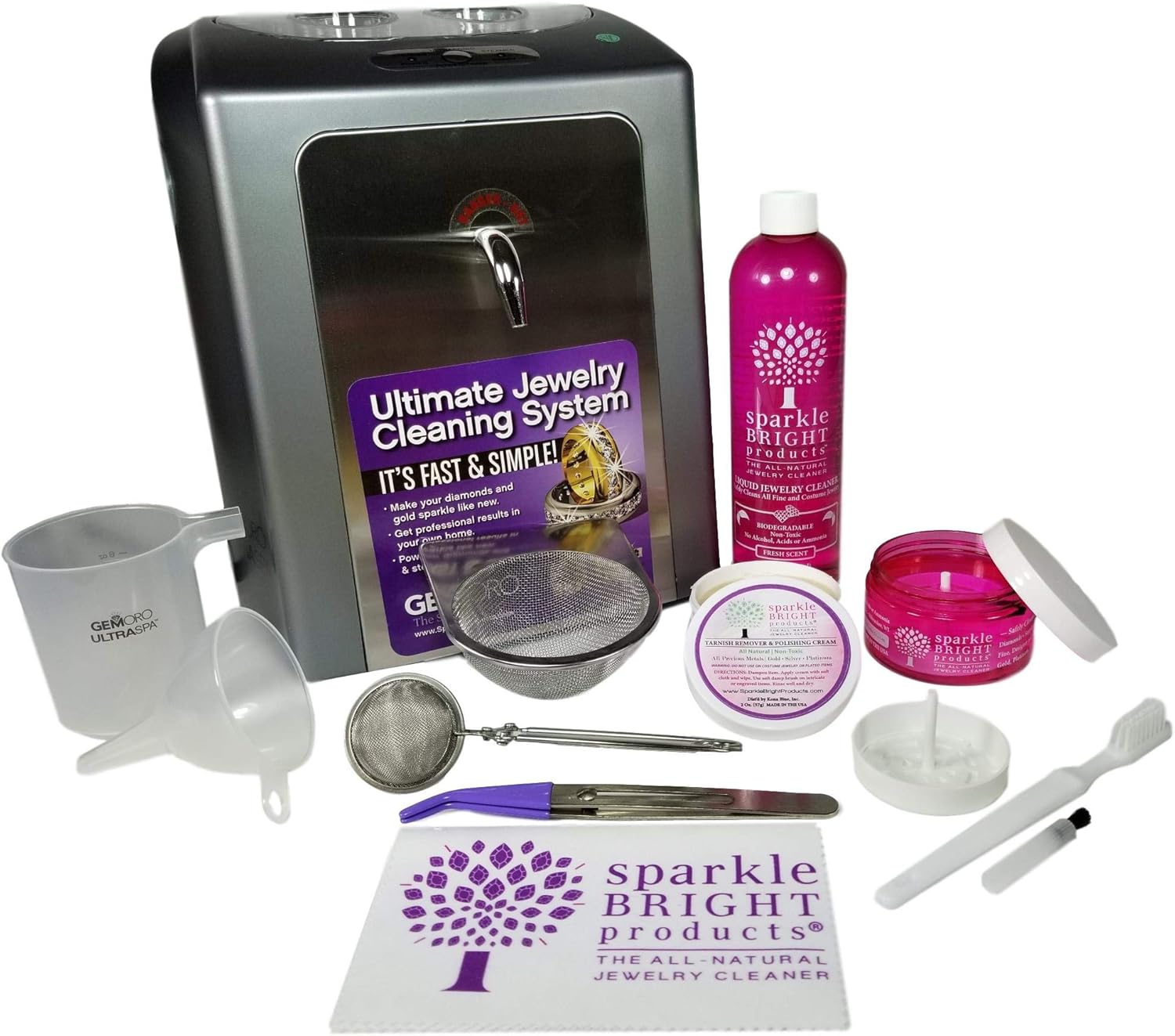 Gemoro 0377 ULTRASPA Dual ULTRASONIC and Steamer Jewelry