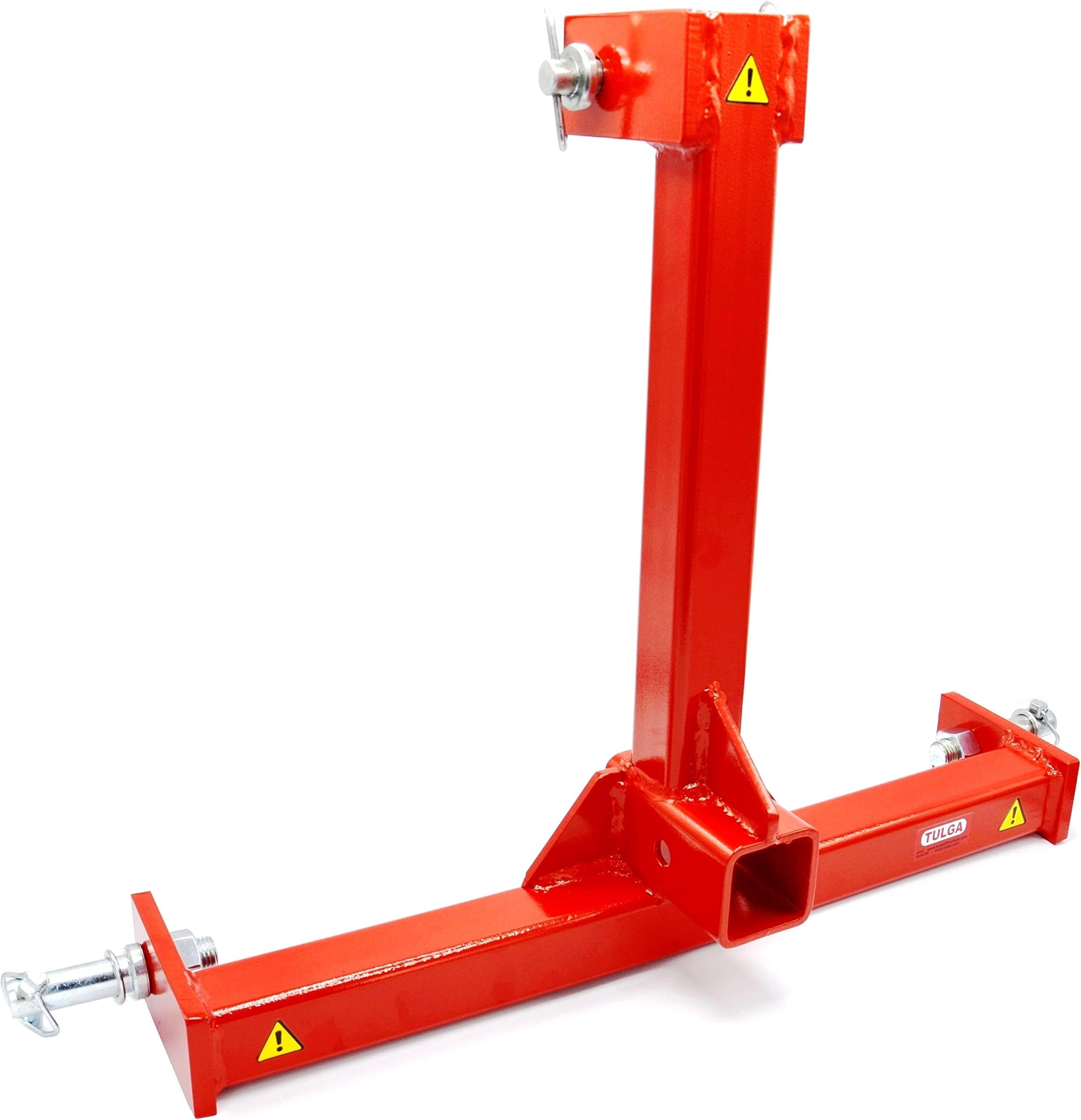 3 Point Trailer Hitch Adapter Category 1 Tow Drawer Convert to 2" Receiver for BX L3200 Kubota Farm Compact Tractors