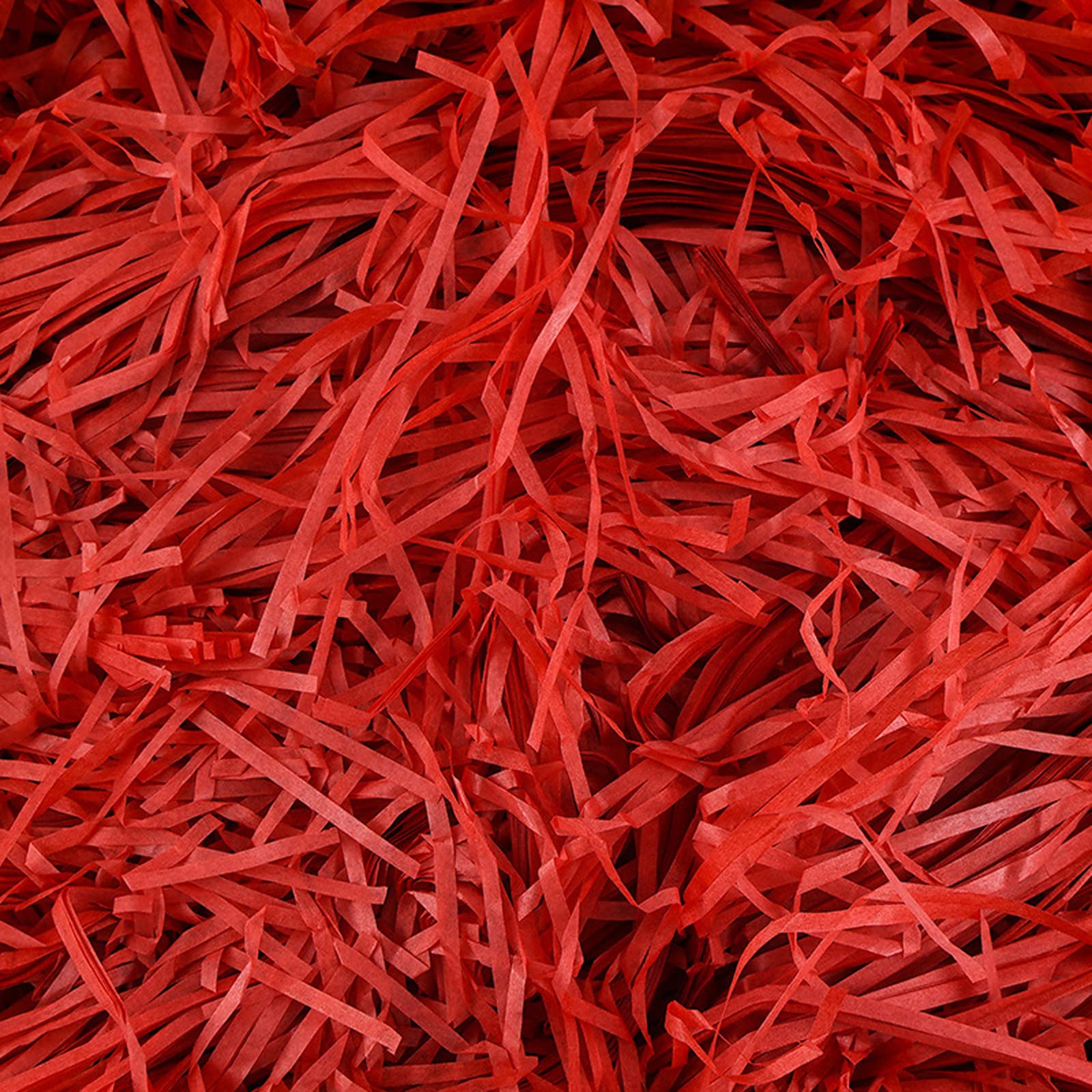 Shredded Kraft Tissue Paper, Raffia for Gift Box Filling Christmas, Easter Gift Hampers, Hamper Filling, Basket Filler, Packaging Filler 500g Wine red