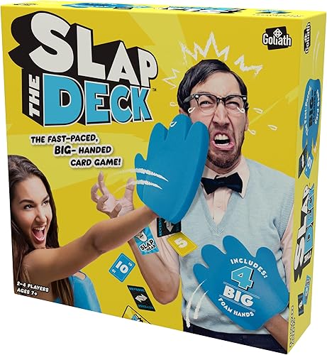 Miniatura 9 de Goliath Slap The Deck - Juego de cartas de ritmo rápido con grandes manos de espuma, para edades de 7 años en adelante, 2 a 4 jugadores