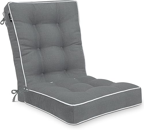 Miniatura 1 de Favoyard Juego de cojines para mecedoras para interiores y exteriores, resistentes al agua, para muebles de patio, resistentes al color, 3 años,