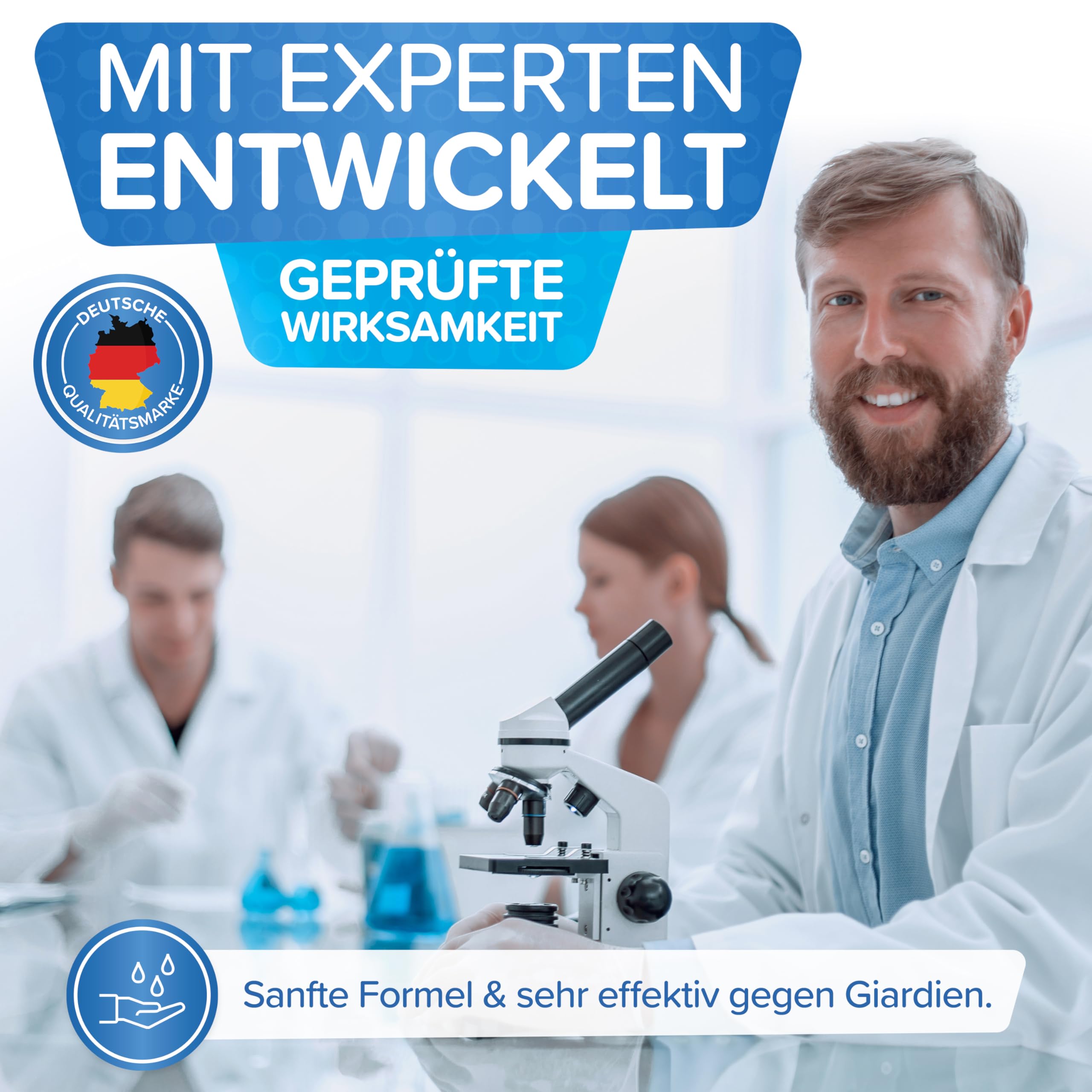 Patronus Giardien-Wischkonzentrat für Haustiere zur Desinfektion von Fußböden - 2 Liter Desinfektionsmittel zur Reinigung von Oberflächen gegen Giardien, Viren, Bakterien & Pilze