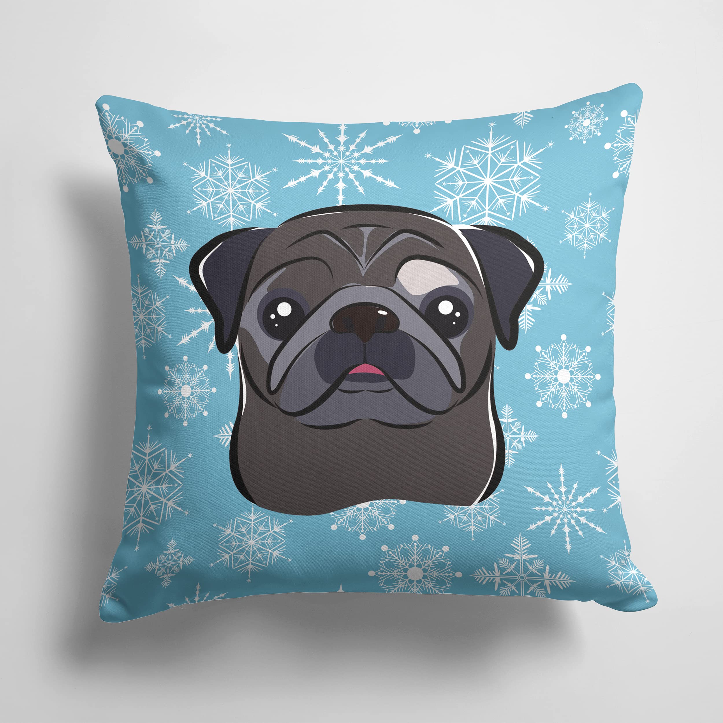 black pug pillow