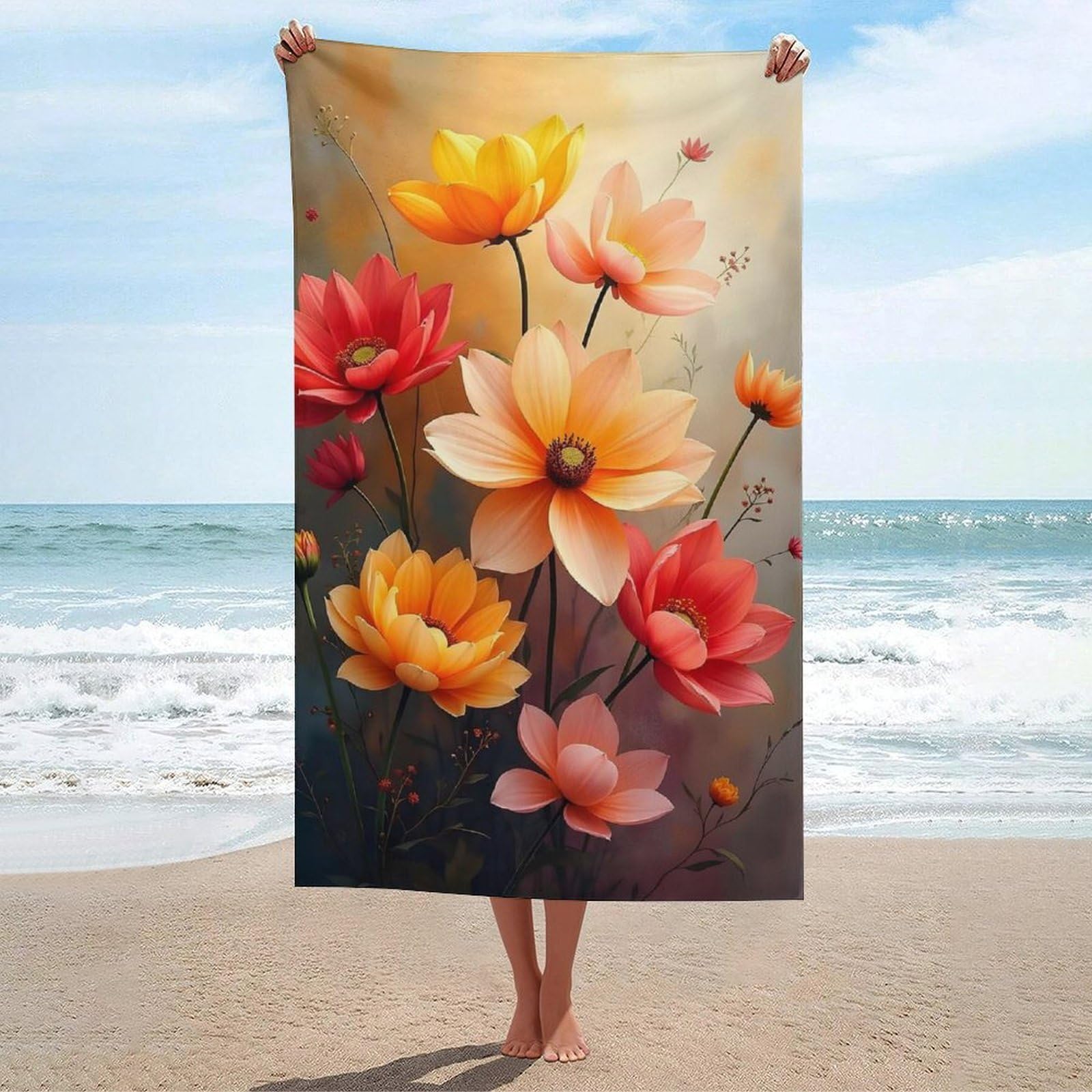 Serviette de plage anti-sable pour en finir avec le sable