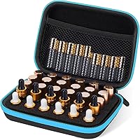 Vista 13 de DHXYZZB Almacenamiento de aceites esenciales, funda de transporte de aceites esenciales, Púrpura, Moderno