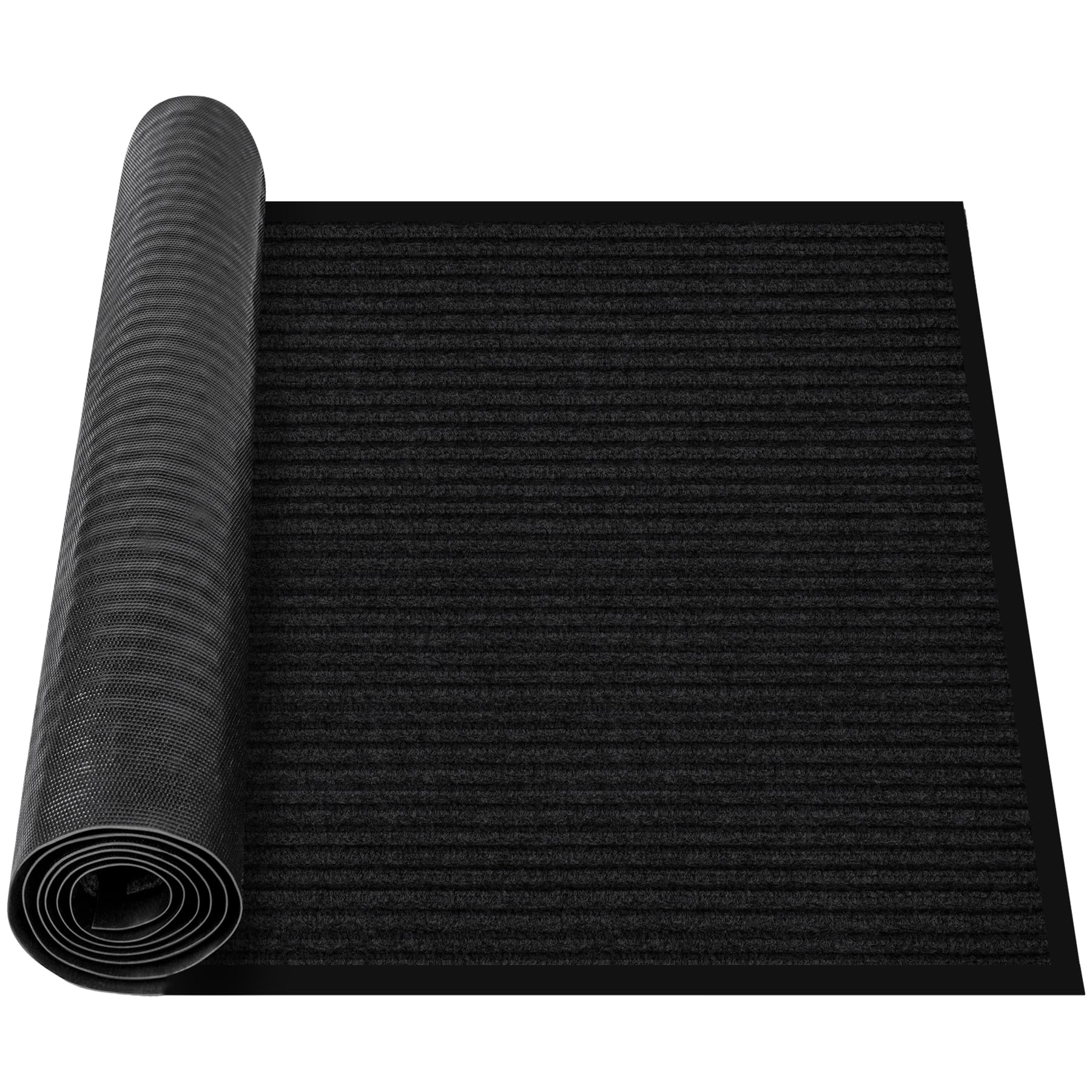 MYFAMIREA Commercial Floor Mat 3' x 5' Extra Large Front Door Industrial Rug Heavy Duty Brush Step Entrance Mat Weather Utility Rug with Non Slip Rubber Backing Low Profile for Entryway, Charcoal Grey — Amazon image 17