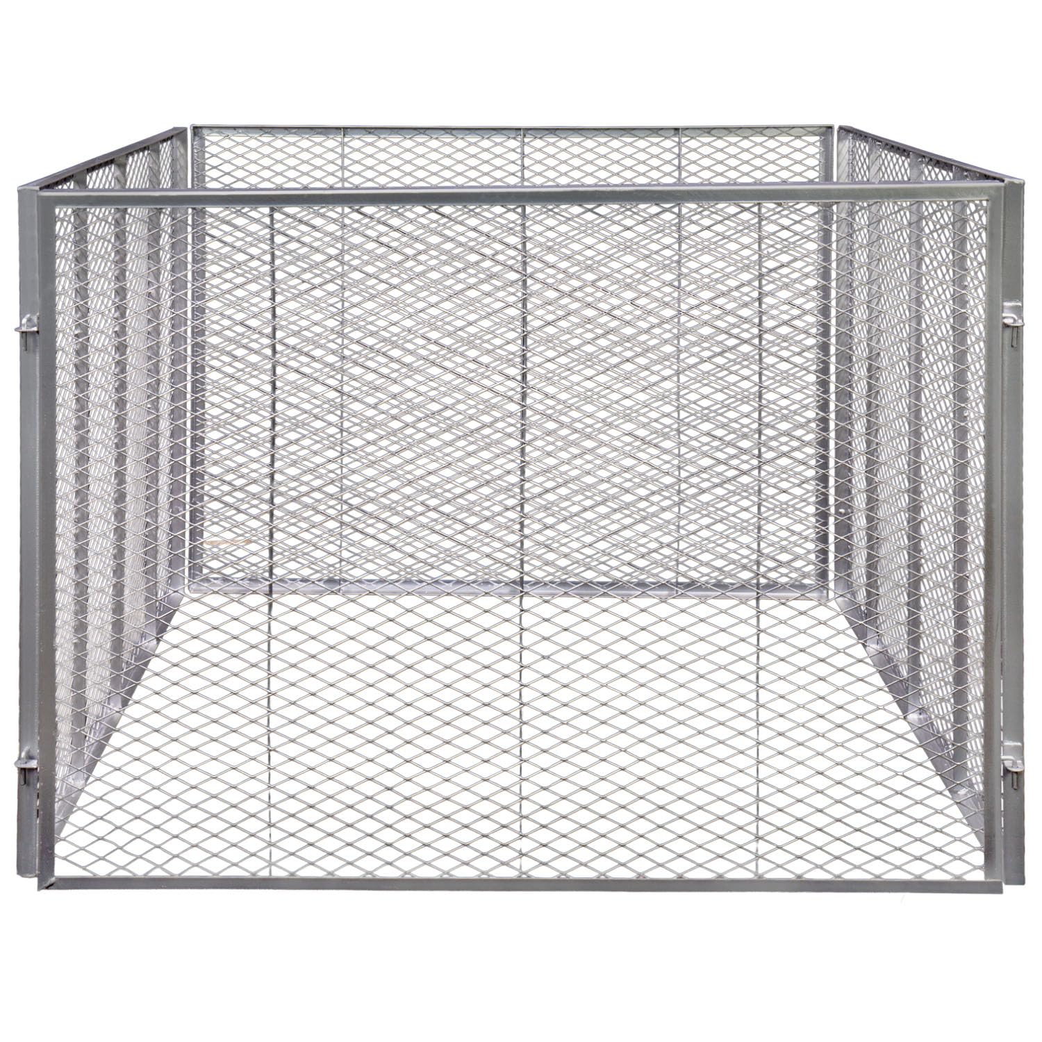 Komposter Garten Metall 800L Schnellkomposter Metallkomposter 100x100 cm Kompostgitter verzinkt Gartenkomposter Kompostbehälter für Bio-Abfälle