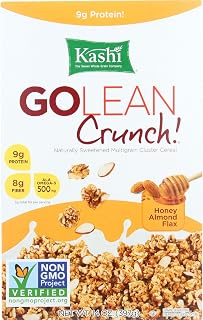 KASHI GO Lean Cereal FLX HNY ALM, 14 OZ, PK- 12
