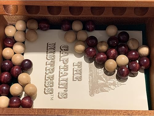 Miniatura 4 de WE Games Wood Captain's Mistress (4 en una fila) Juego de conexión