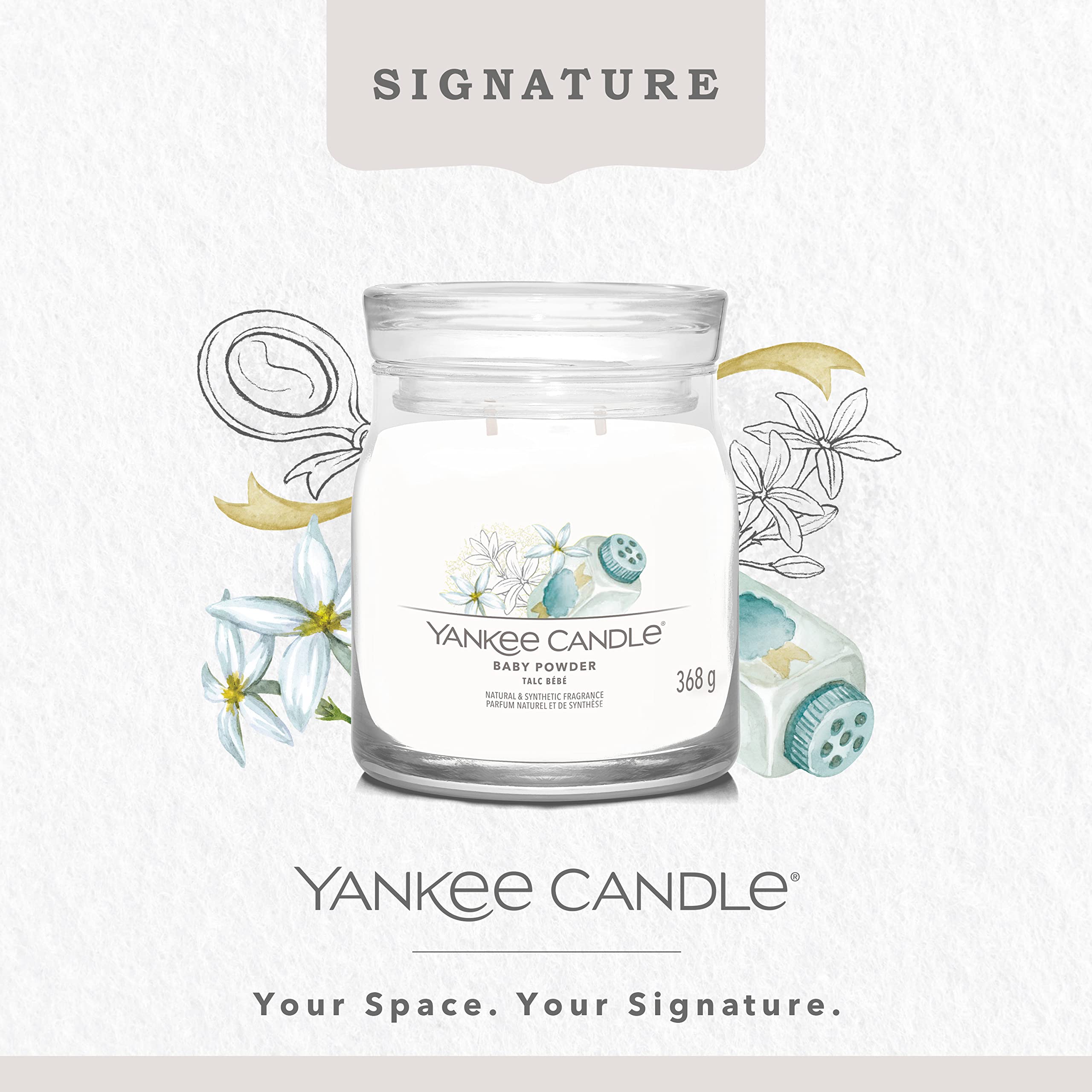 Yankee Candle Signature candela profumata, Cashmere Yankee Candle Signature candela profumata, Cashmere