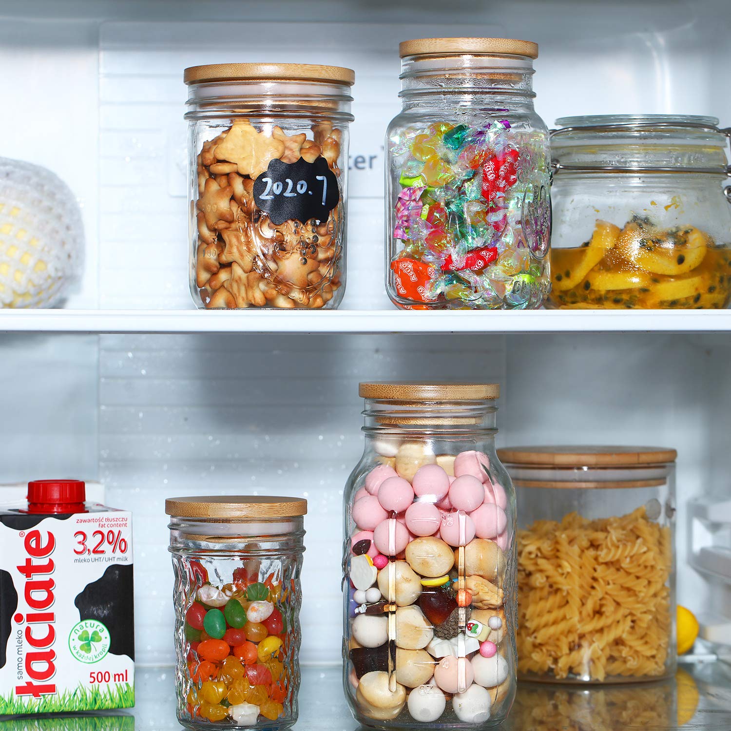 Dalzom 48-Piece Regular Mouth Canning Lids With Rings - Fits Ball, Kerr Jars, Food Grade - View #8