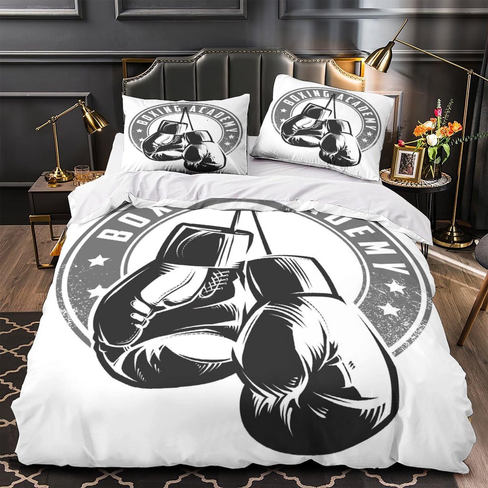 Gants de boxe housse de couette 3D pour la chambre d'un enfant sport