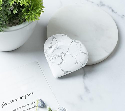 Miniatura 20 de Crocon Juego de piedras de sangre de dragón de 1.969 in, con forma de corazón grande, 450 quilates, bolsillo de cristal curativo, colección