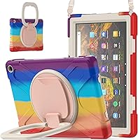 Vista 8 de Funda portátil de rotación de 360° para tablet Fire HD 10 y 10 Plus
