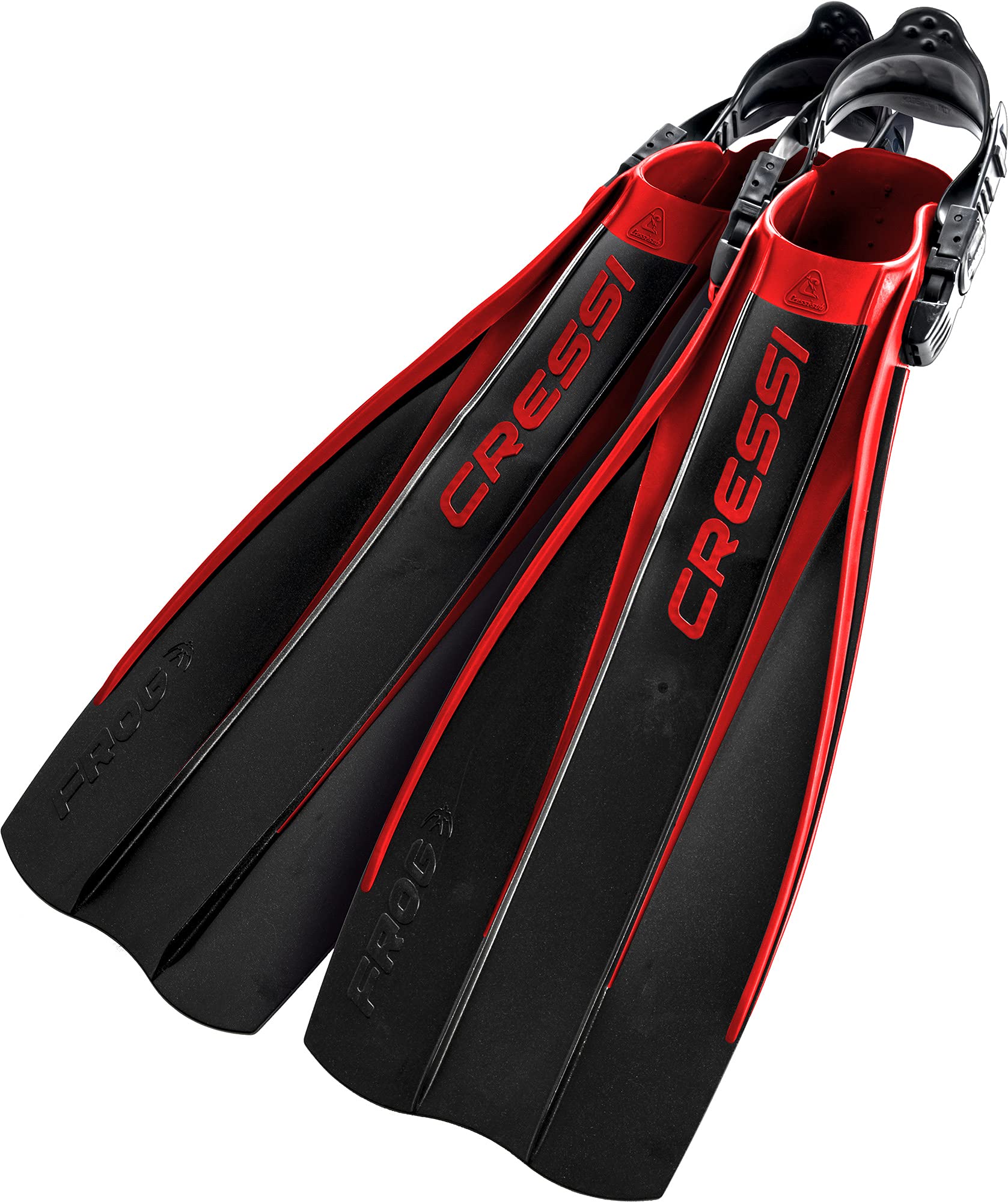 Cressi Frog Fins Aletas con Correa Ajustable para Buceo y Snorkeling, Adultos Unisex